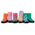Trumpette "Emma's" Pixie Shoe Socks with Hearts - 6 Pair
